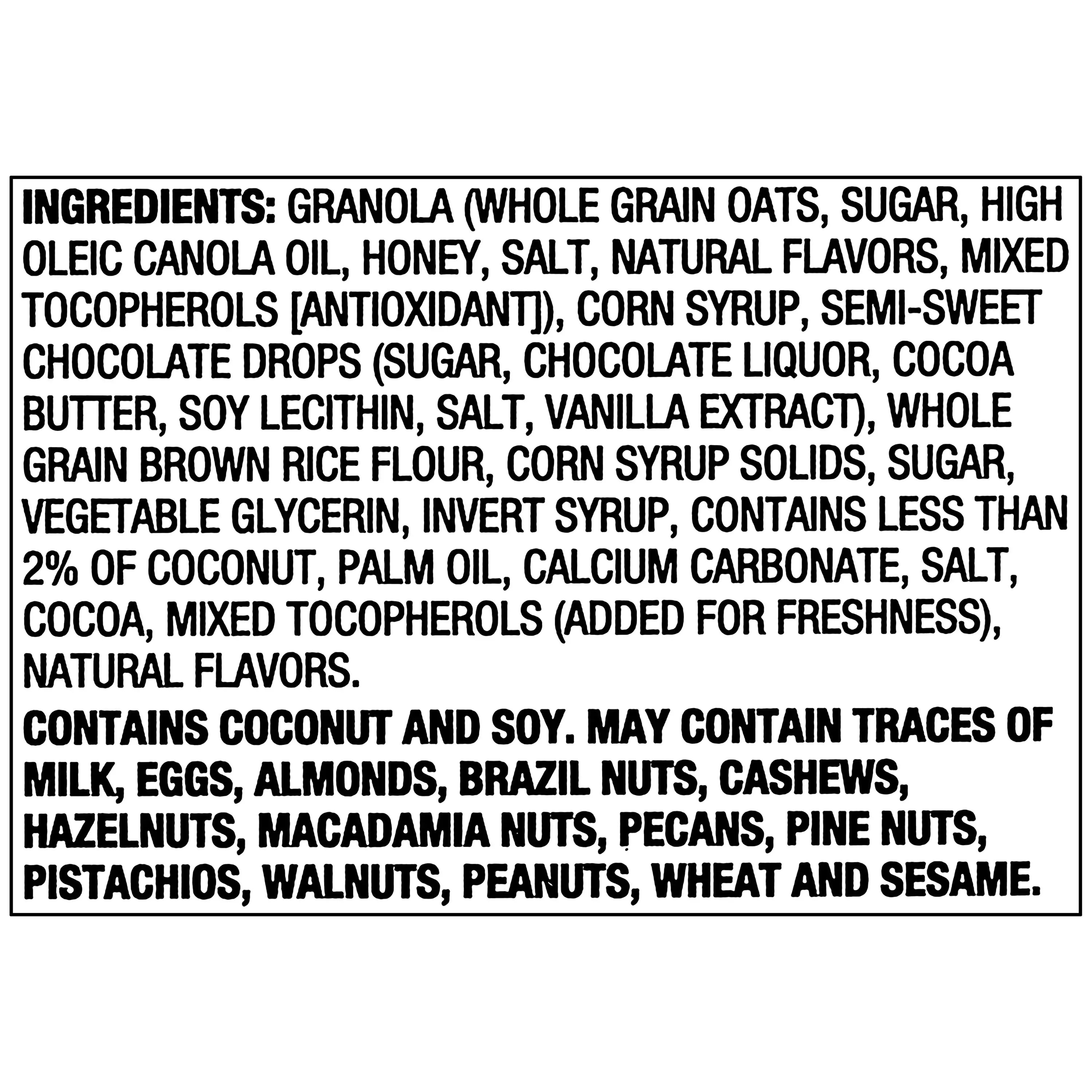 Great Value Chocolate Chip Chewy Granola Bars, Value Pack, 20.3 oz, 24 Count