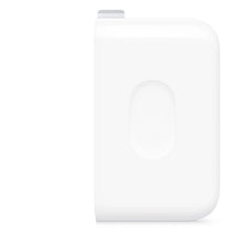 Apple power adapter plug, white compact wall charger with oval face