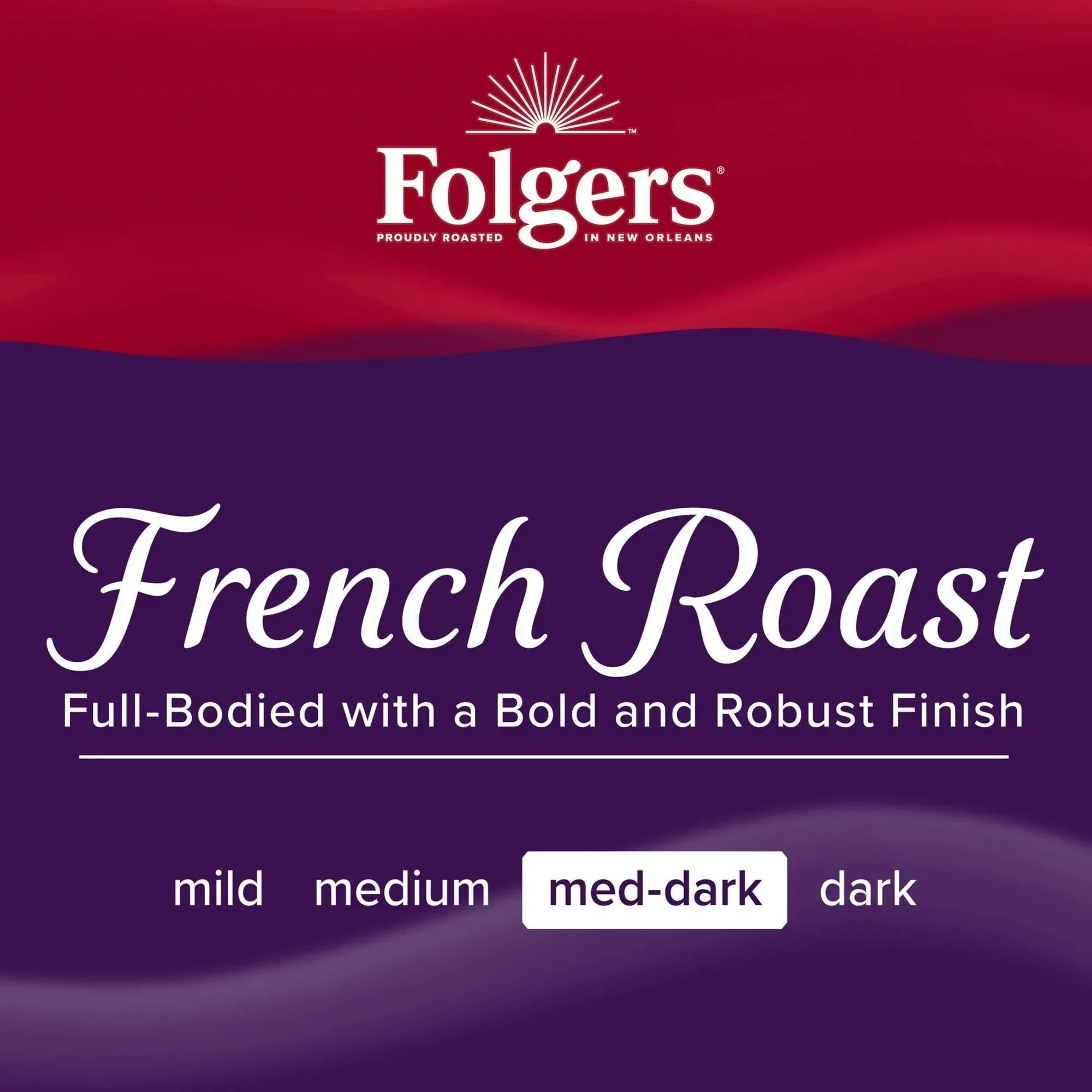 Folgers Colombian Ground Coffee, Medium Roast, 22.6 oz Canister
