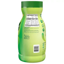 Benefiber prebiotic fiber supplement jar back panel with supplement facts and barcode