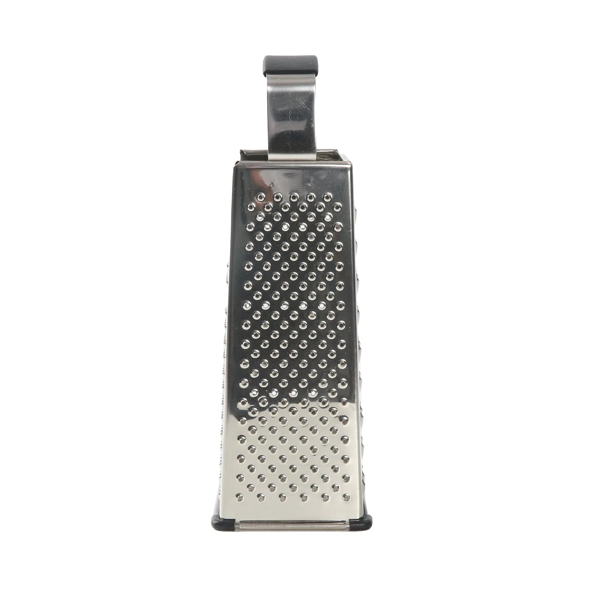 Mainstays Soft Grip Stainless Steel Grater 9" 4 Sided Silver - USA MEGA SHOP