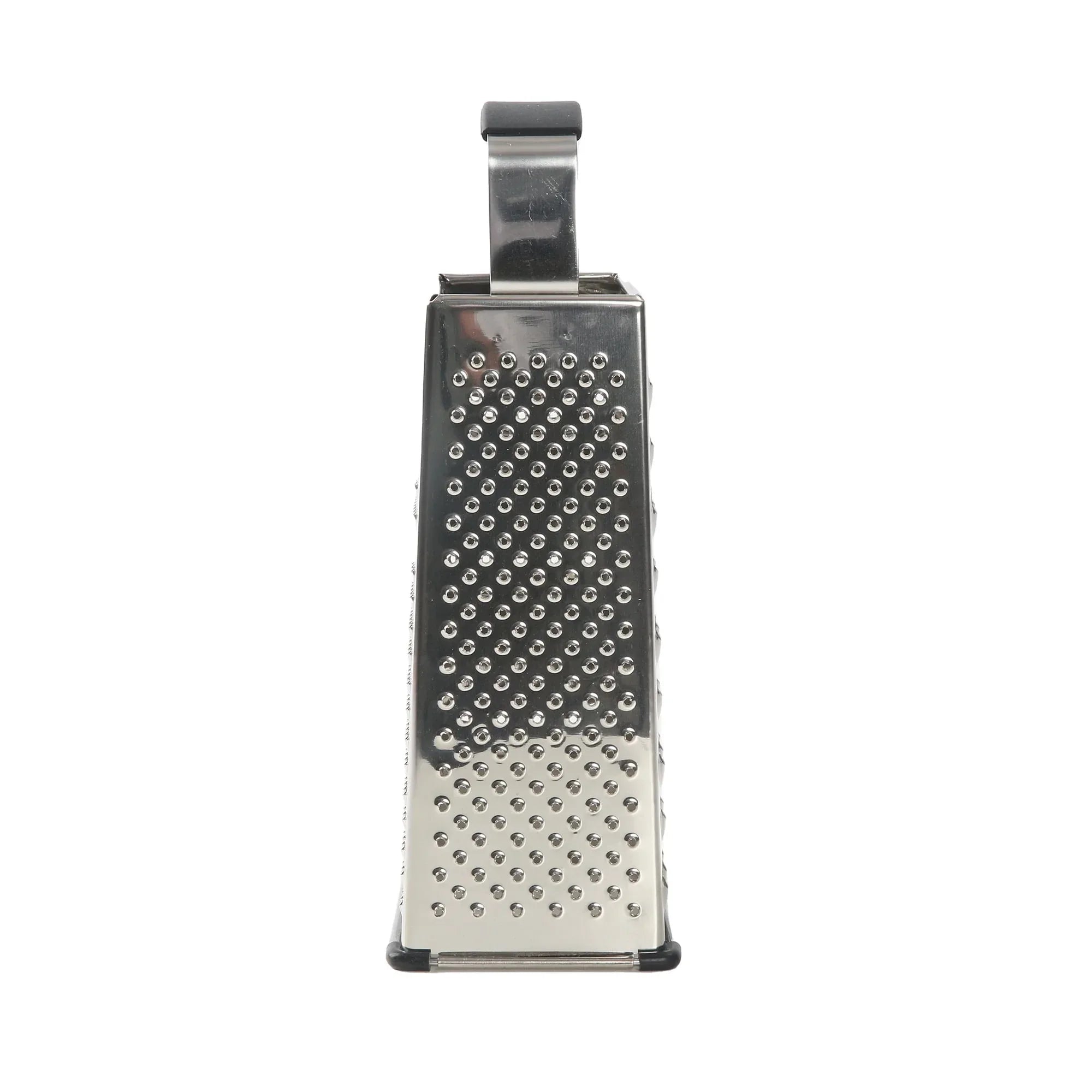Mainstays Soft Grip Stainless Steel Grater 9" 4 Sided Silver