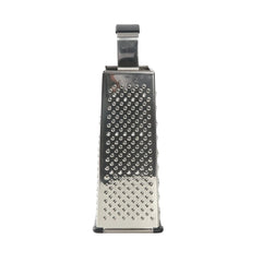Mainstays Soft Grip Stainless Steel Grater 9" 4 Sided Silver