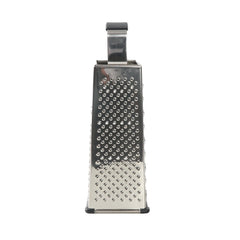 Mainstays Soft Grip Stainless Steel Grater 9" 4 Sided Silver - USA MEGA SHOP