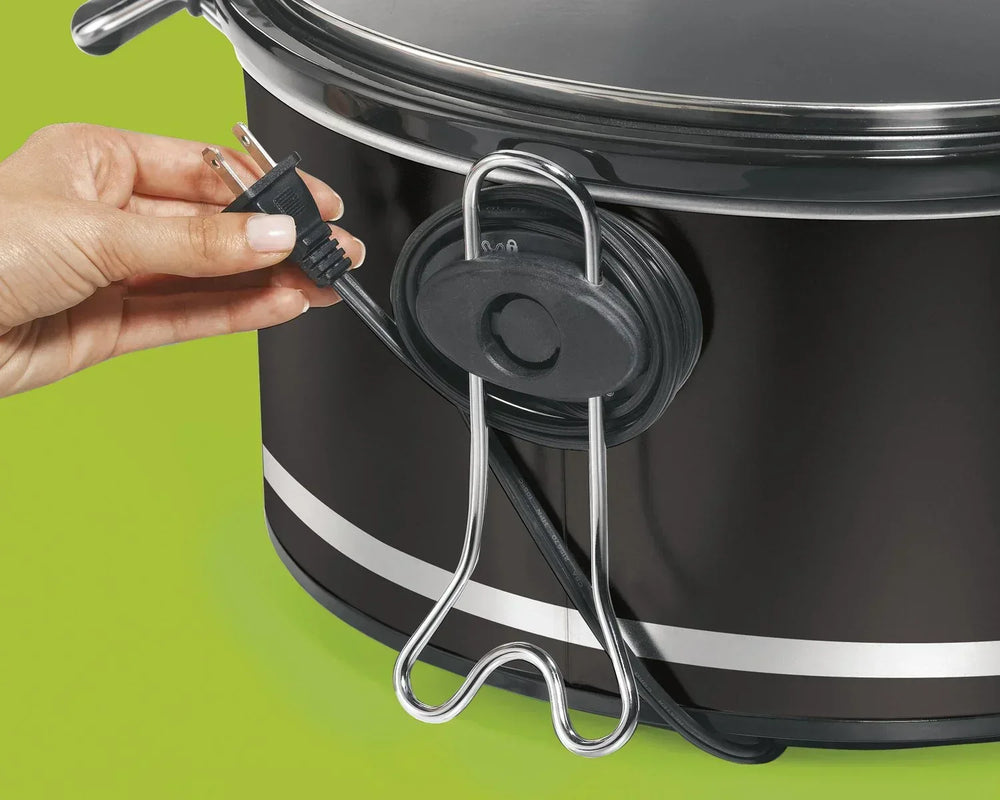 Hamilton Beach 8 Qt Slow Cooker, Stoneware Crock with Removable Pot - USA MEGA SHOP