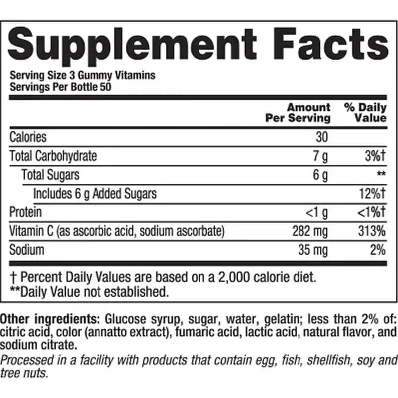 Vitafusion Power Vitamin C Gummies (300 Ct.)