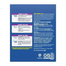 OxiClean Odor Blasters powder box back panel with use directions and ingredients