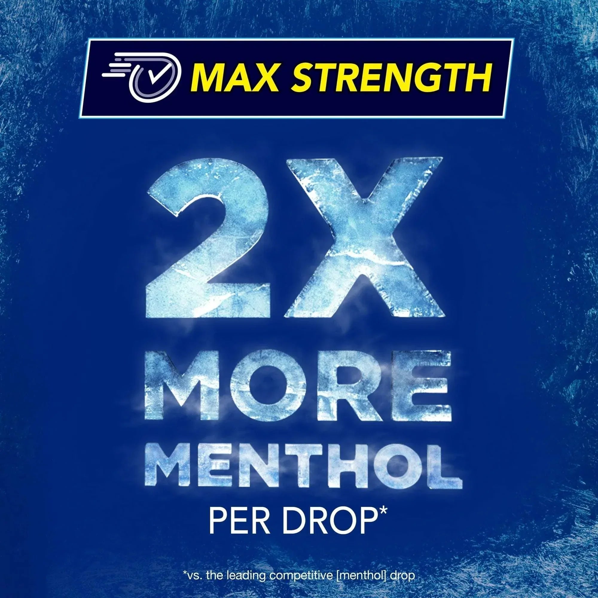 Vicks VapoCOOL Severe Medicated Sore Throat Drops, Menthol, Winterfrost Flavor, 45 Count
