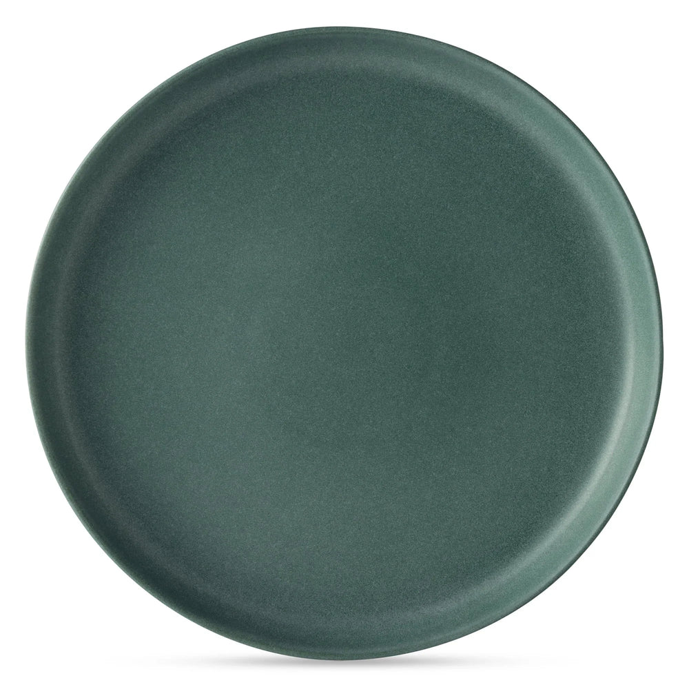 Thyme & Table Caspian Green 12-Piece Ceramic Dinnerware Set - USA MEGA SHOP