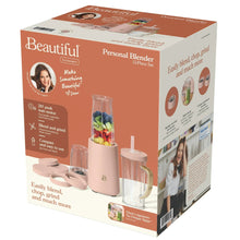 Rose personal blender 12-piece set retail box with blender, jars, and accessory parts pictured