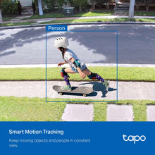 TP-Link Tapo smart motion tracking graphic with person detection frame