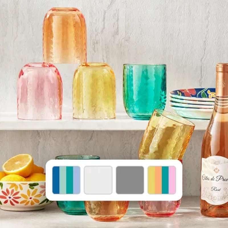 Member'S Mark Shatterproof 8-Piece Stemless Set (Assorted Colors)