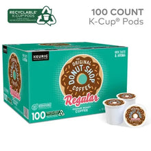 Keurig K-Cup pods box with side view and 100 count pods