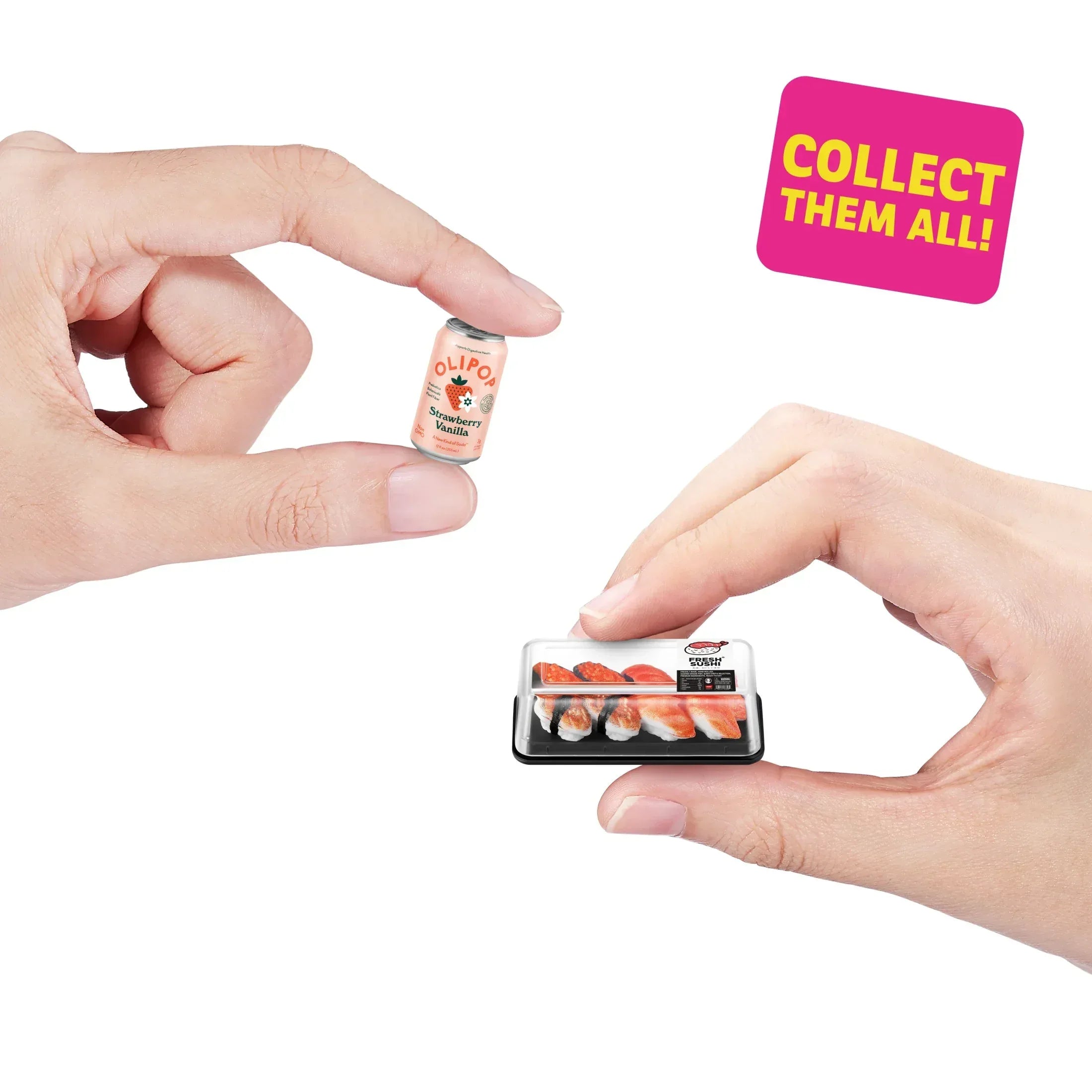 Mini Brands Fill the Fridge S1 Blindbox Capsule, Collectible Unbox Surprise Toy for Kids, Teens & Adults Ages 3+ by ZURU