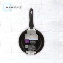 Black 2-quart saucepan package with handle and product label