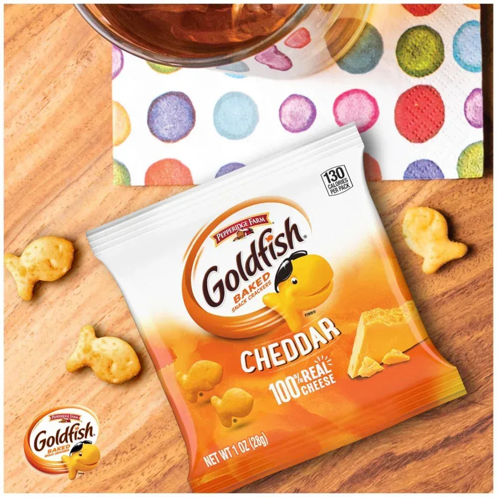 Cheddar Cheese Crackers, Snack Packs, 1 Oz, 12 CT Multi-Pack Tray