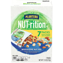 PLANTERS Nut-rition wholesome nut mix 7 packs box, 200 calories per pack
