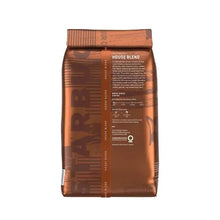 Starbucks House Blend coffee bag back with ingredient information panel