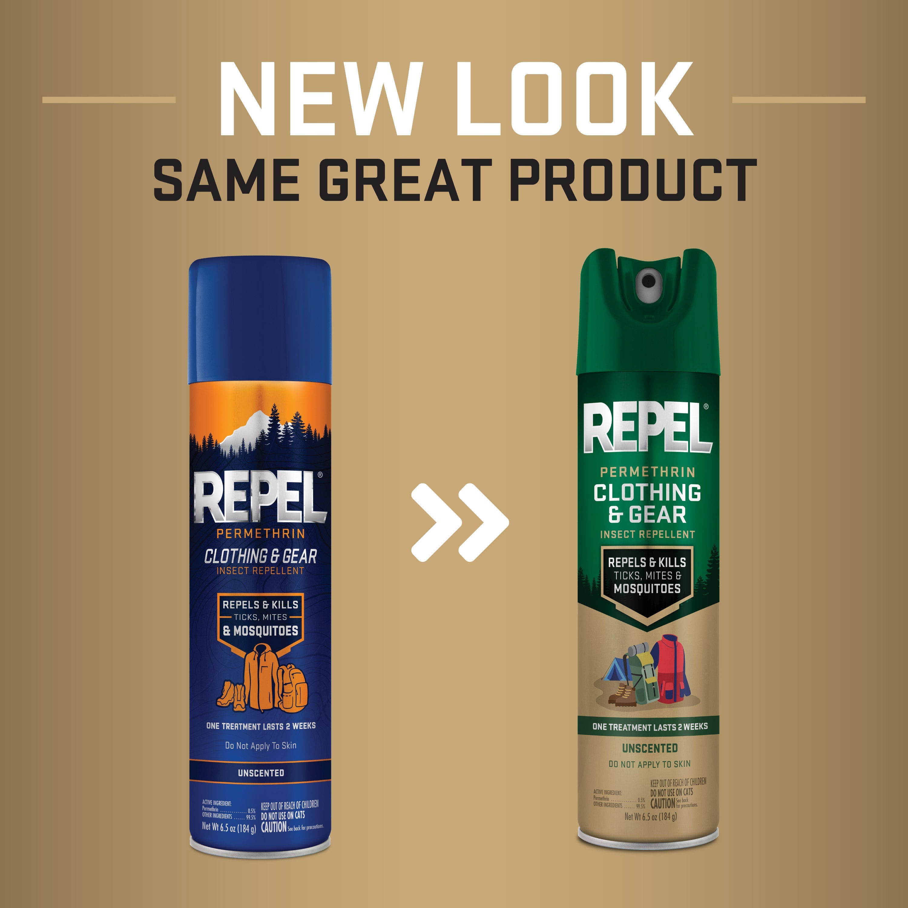 Repel Permethrin Clothing & Gear Insect and Mosquito Repellent Bug Spray, 6.5 Oz