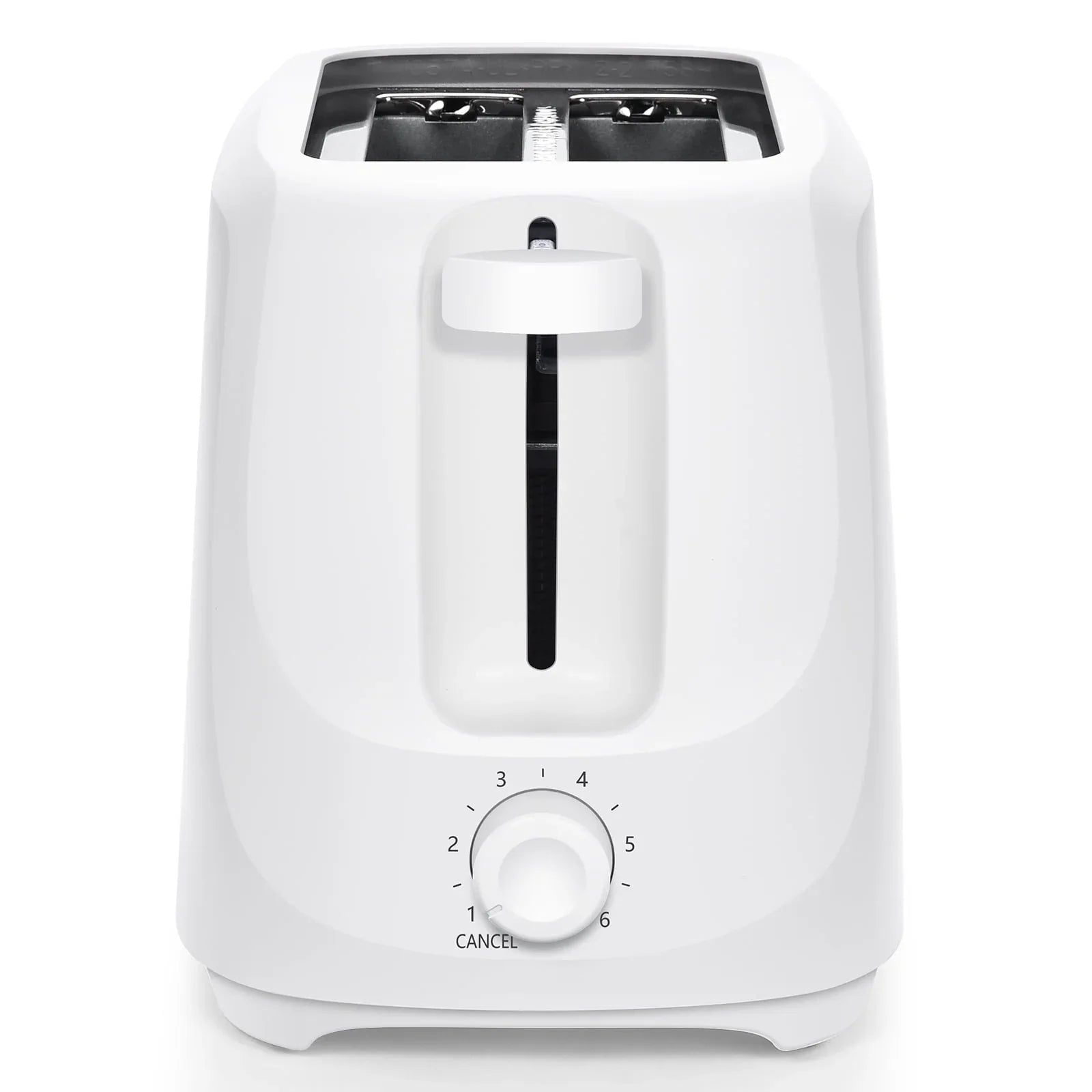 Mainstays 2-Slice Toaster with 6 Shade Settings and Removable Crumb Tray, Arctic White - USA MEGA SHOP