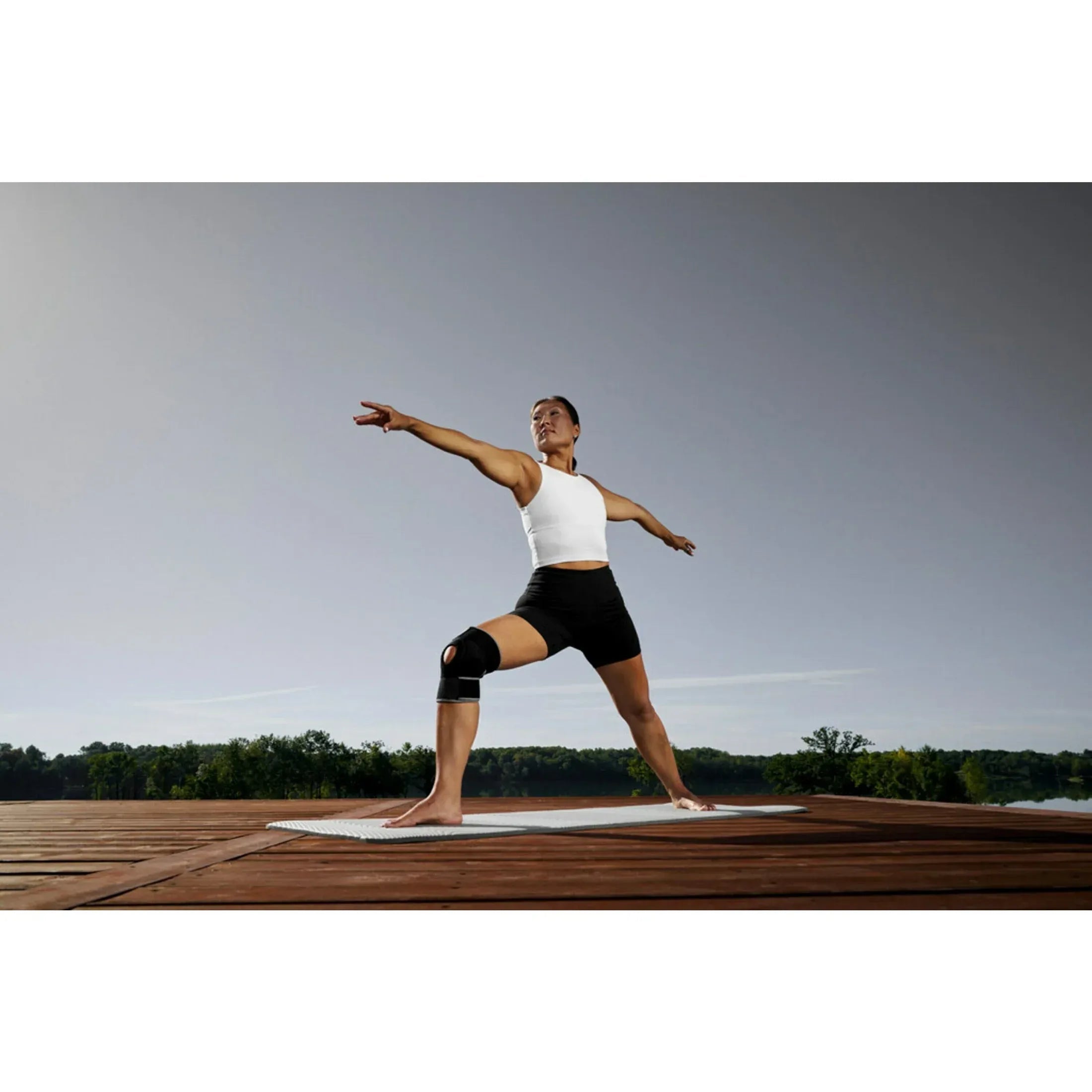 ACE Brand Adjustable Knee Support Brace, Breathable, Two Strap Support System