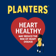 Planters Heart Healthy badge on blue label