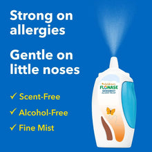 Children's Flonase Sensimist fine mist nasal spray bottle for allergy relief