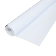 White kraft paper roll sheet with rolled edge visible