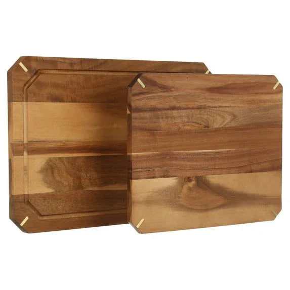 Thyme & Table 2-Piece Acacia Cutting Board Set - USA MEGA SHOP