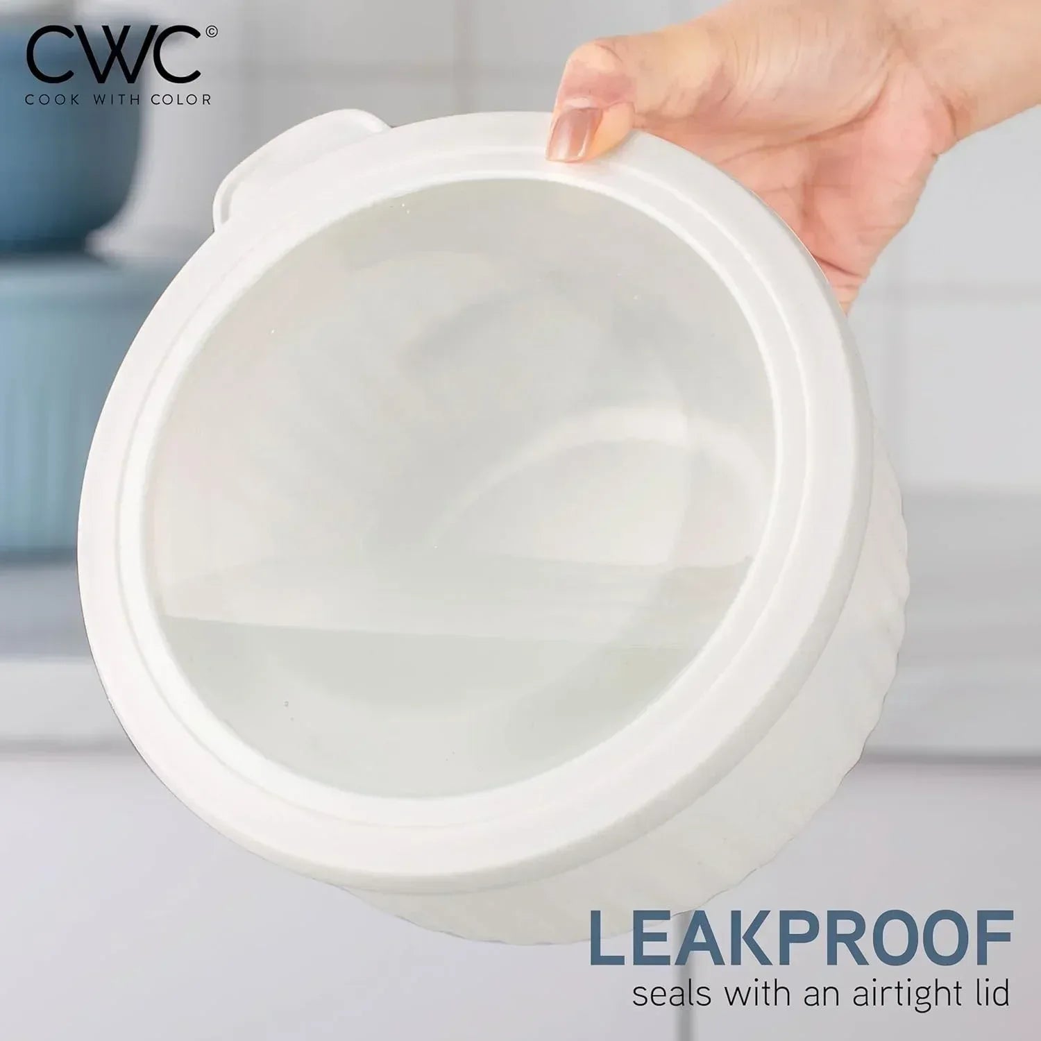 COOK WITH COLOR Meal Prep Containers Wide Mixing Bowls Food Storage Containers with Lids - USA MEGA SHOP