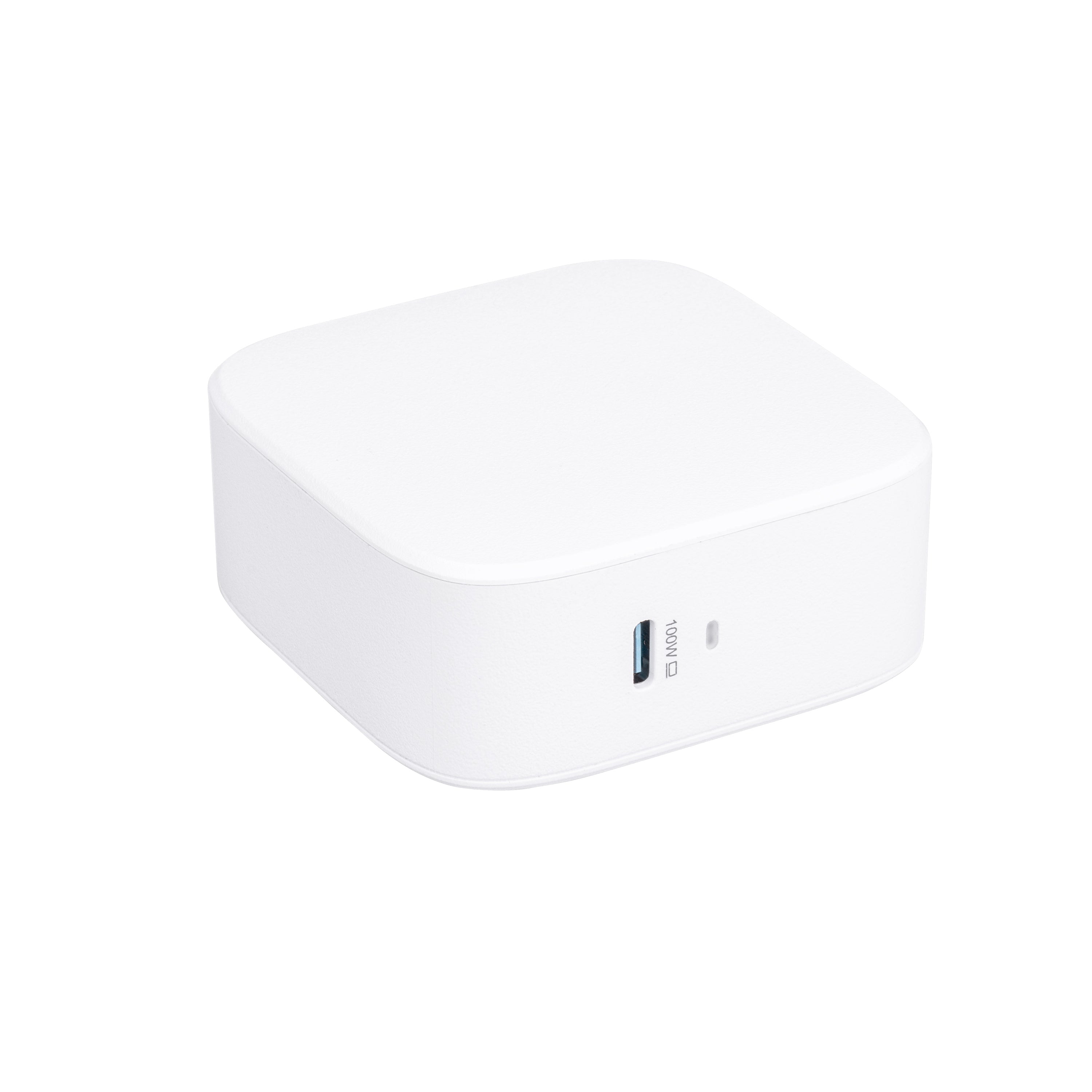 onn GAN 100W Laptop Charger Compatible for Apple, Dell, HP, Asus, Acer, Lenovo, Samsung White