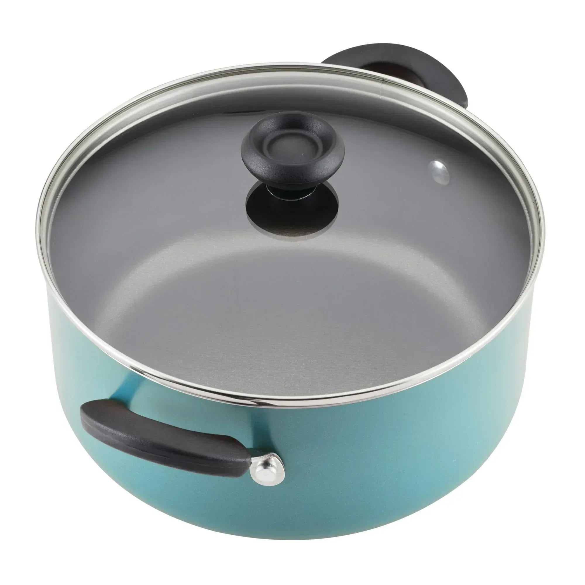 Farberware Easy Clean 20 Pcs Nonstick Cookware Set and Glass Lids with Cooking Tools and Food Storage Containers, Dishwasher Safe