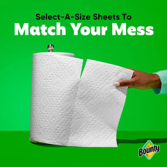 Bounty Paper Towels Select-A-Size Print, 2 Triple Rolls, 123 Sheets per Roll