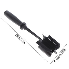 XMMSWDLA Kitchen Meat Chopper for Ground Beef and Ground Beef Smasher - Durable Hamburger Chopper, Non-Scratch Meat Masher - Versatile Ground Meat Chopper and Meat Masher Ground Beef (Black)
