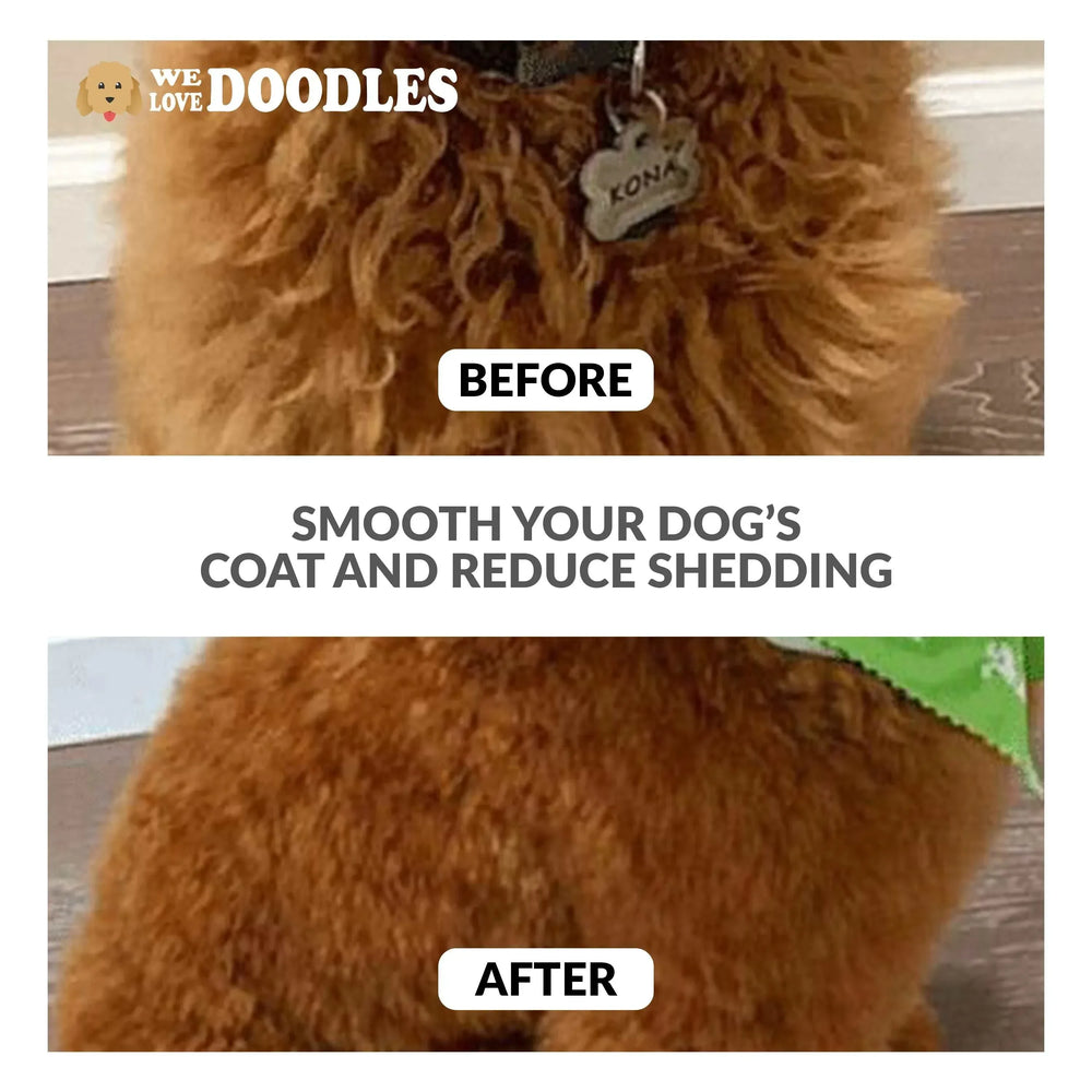 We Love Doodles Pin Brush For Dogs, Pet Grooming Detangler Pin Dog Brush, Dog Brush For Shedding & Loose Fur, Gold Pins Long Haired Pets - USA MEGA SHOP