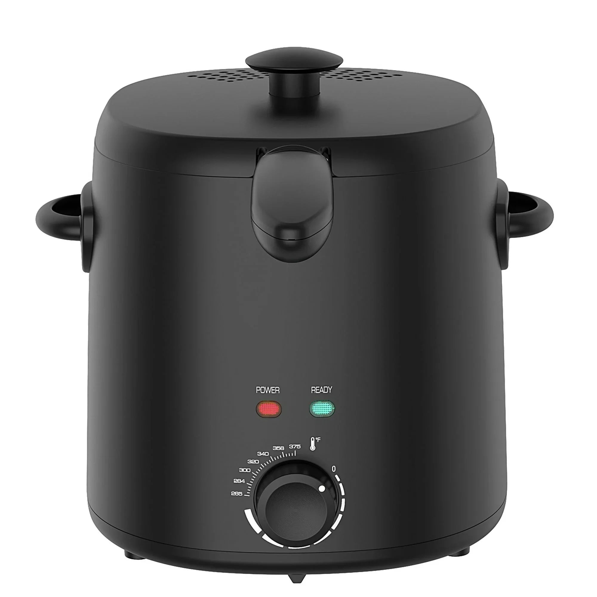 Mainstays 2QT Electric Deep Fryer, Matte Black - Household, 1000W - USA MEGA SHOP