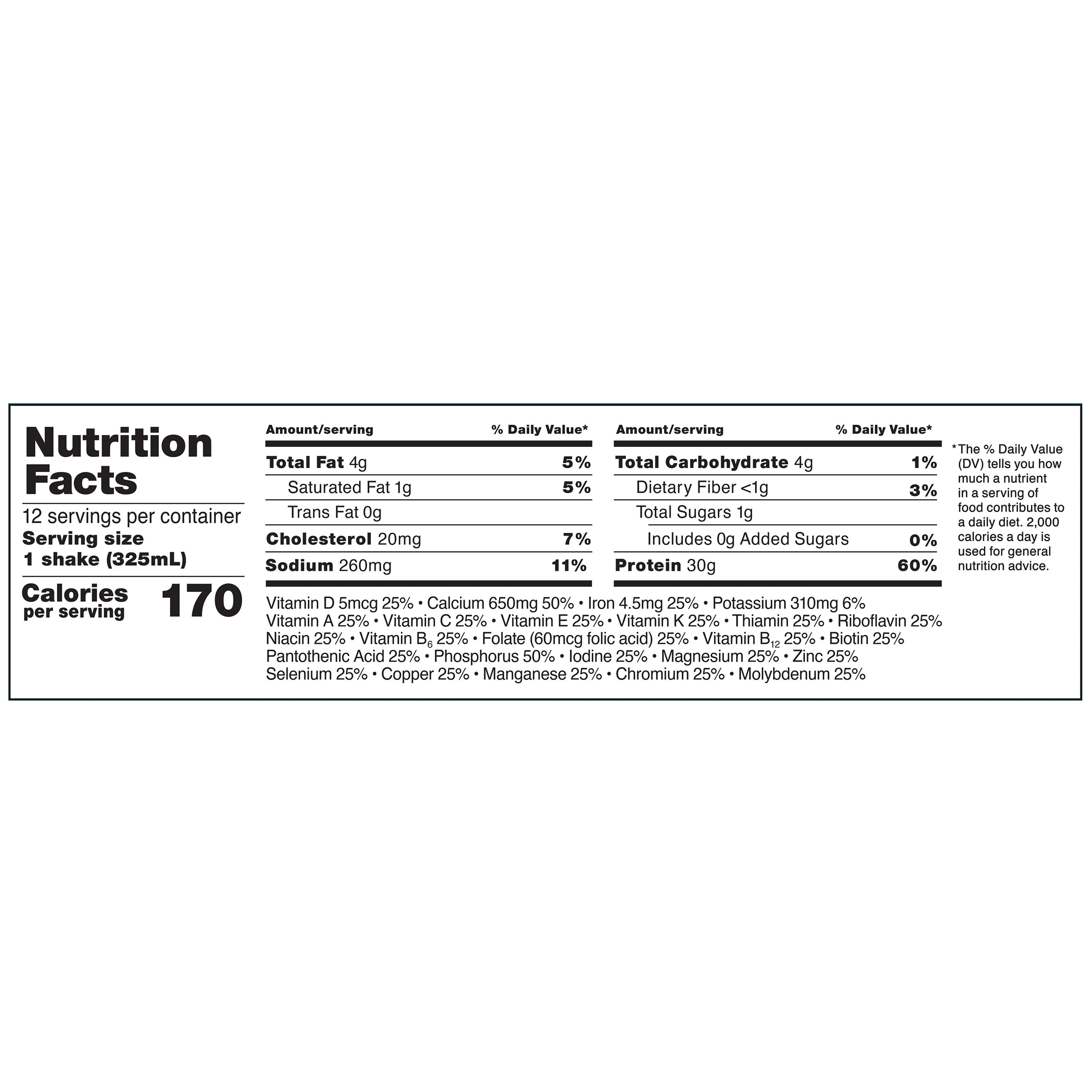 Equate Protein Nutrition Shake, Caramel, 11 fl oz, 12 Count