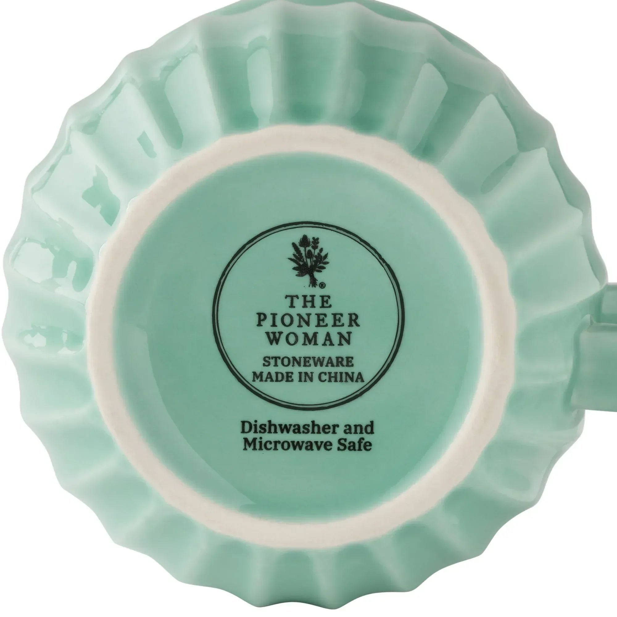 The Pioneer Woman Colette 12 oz Green Stoneware Mug