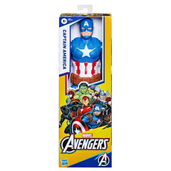 Hasbro Marvel Avengers Titan Hero Series Captain America, Poseable Action Figure 12 in - USA MEGA SHOP