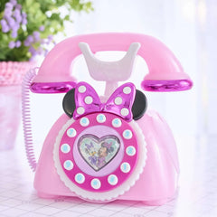 Disney Junior Minnie Mouse Ring Me Rotary Phone with Lights and Sounds, Interactive, Iridescent Pink, Baby and Toddler Toys - USA MEGA SHOP