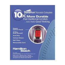 Durathon nonstick soleplate iron feature graphic