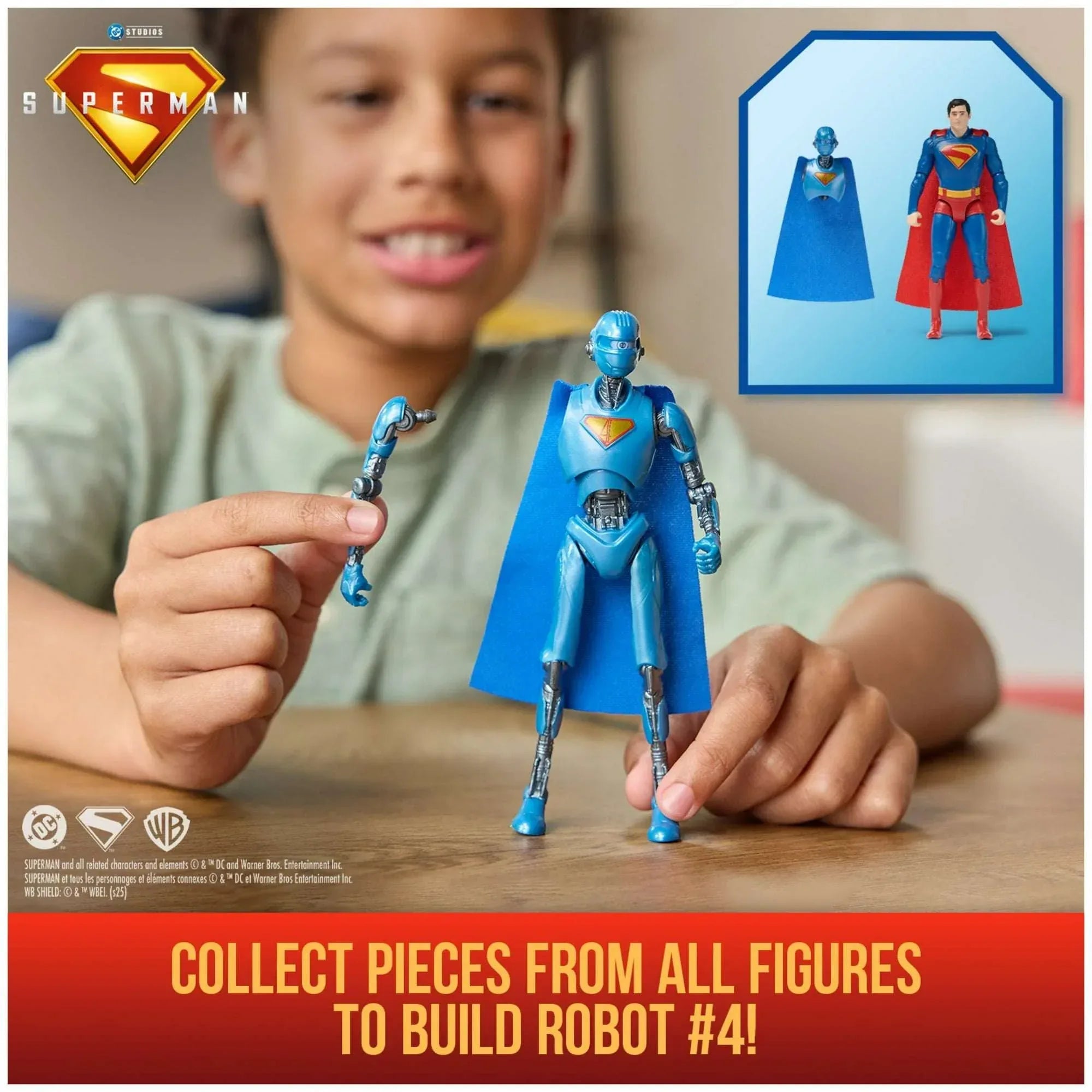 DC Comics SUPERMAN, Superman 6-inch Action Figure, for Ages 4 and up - USA MEGA SHOP