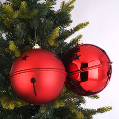 2-Count Gold Jumbo Bell Shatterproof Christmas Ornaments, 7.87 in, by Holiday Time