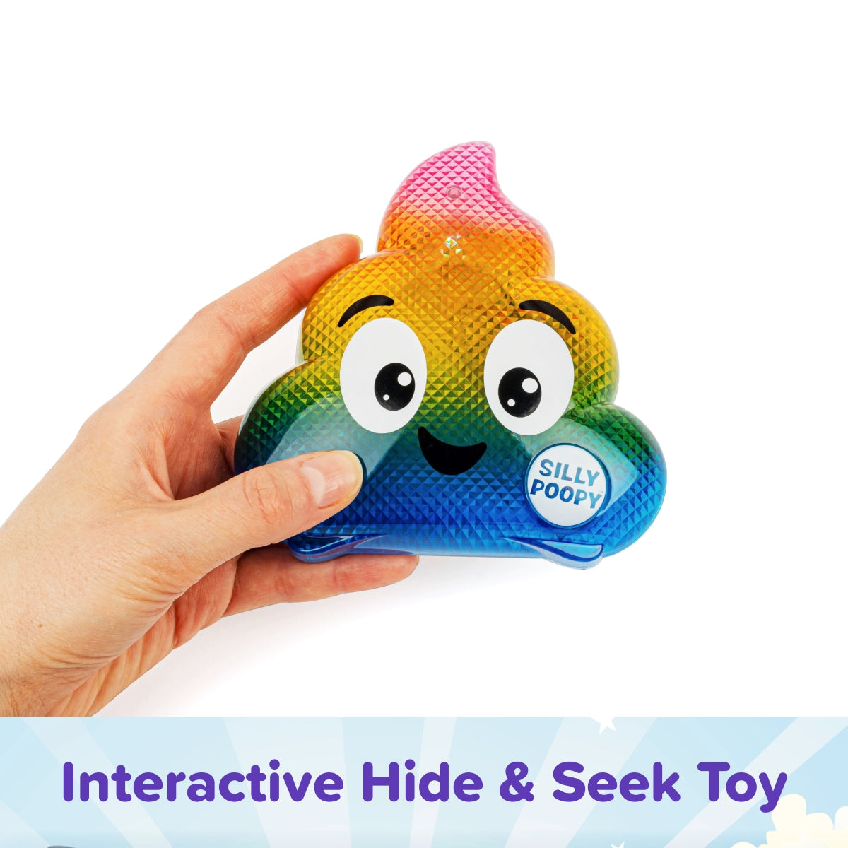 Silly Poopy's Hide & Seek Kids Game, Electronic Interactive Game for Ages 3+