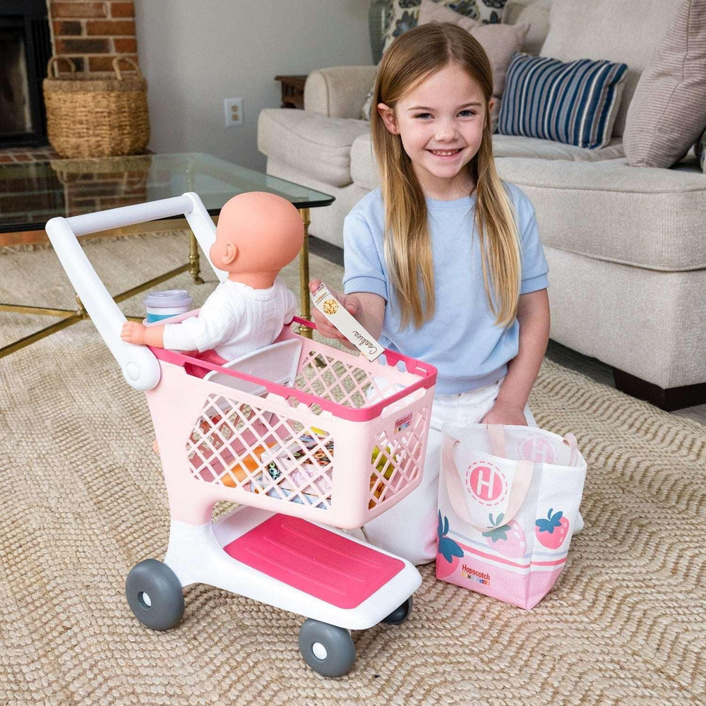 Hopscotch Lane My Baby Doll's Shopping Cart, Baby Doll Accessory-10 Play Pieces, Children Ages 2+ - USA MEGA SHOP