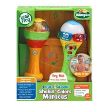 LeapFrog Learn & Groove shakin' colors maracas bilingual toy box with two maracas