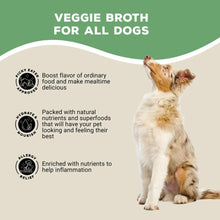Veggie broth for all dogs: packed with natural nutrients, plus allergy relief