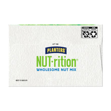 PLANTERS Nut-rition wholesome nut mix box back with lift tab and barcode