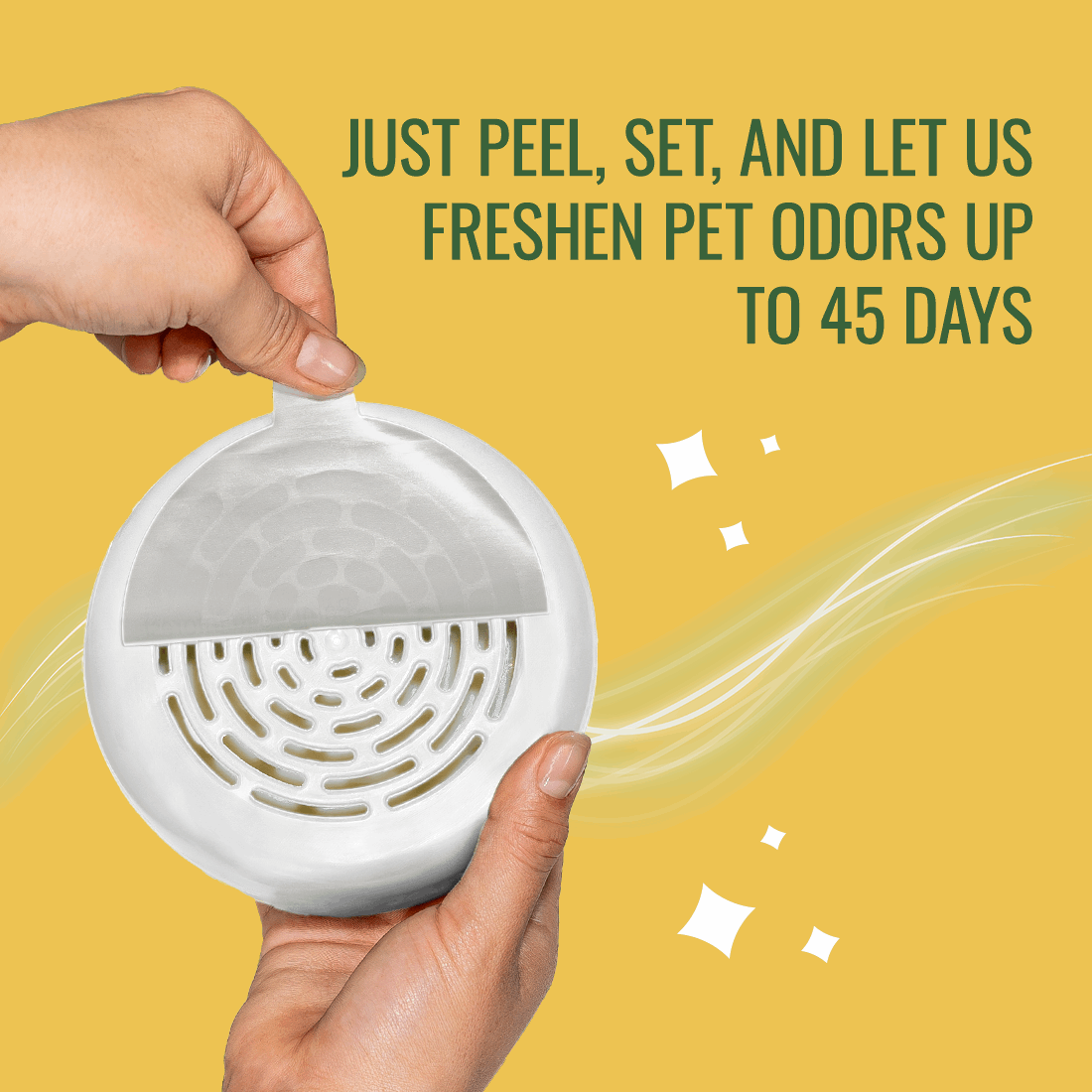 Citrus Magic Pet Deodorizing Solid Air Freshener for Pet Homes, Fresh Citrus - 8 oz