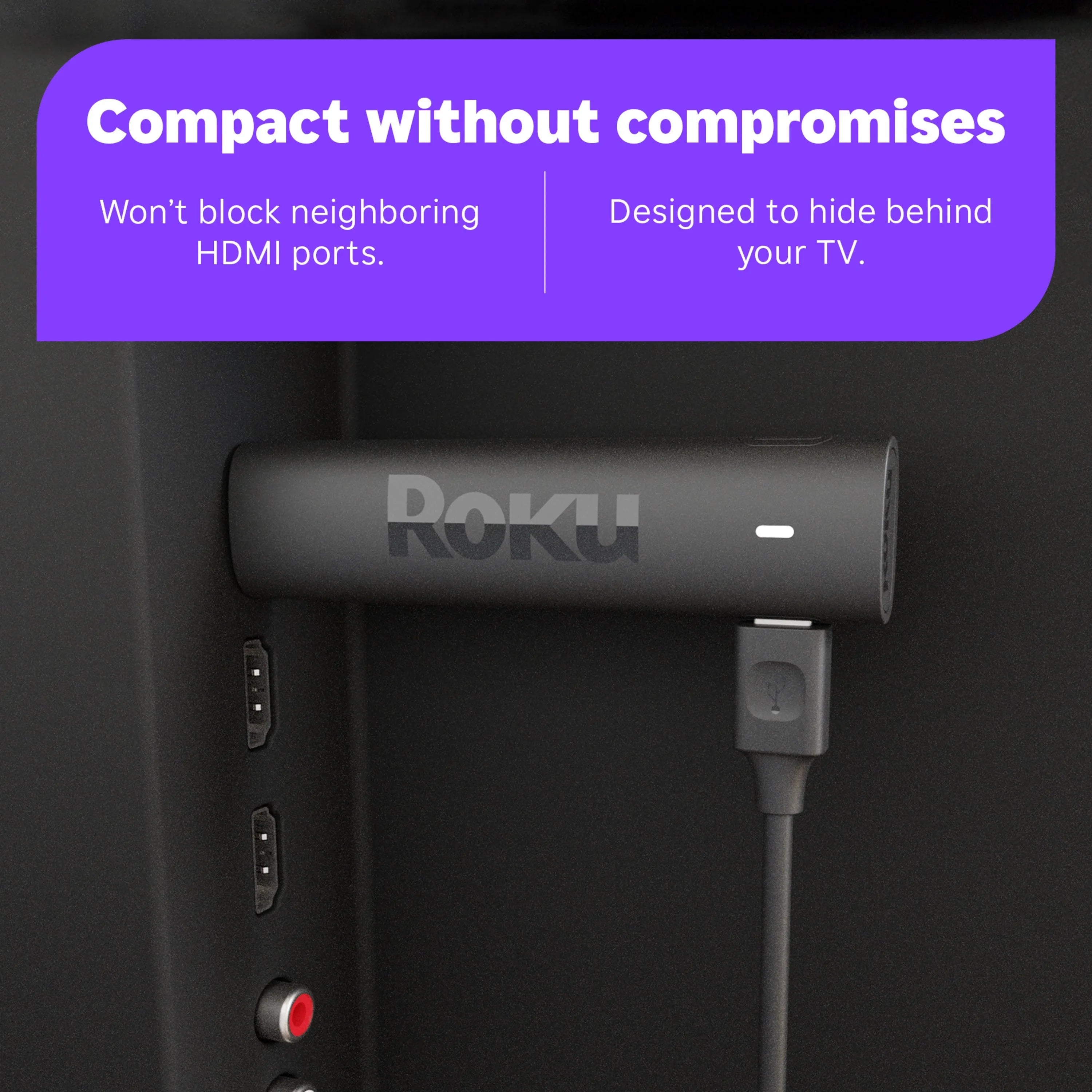 Roku Streaming Stick 4K - HDR & Dolby Vision Roku Streaming Device for TV with Voice Remote & Long-Range Wi-Fi - Free & Live TV - USA MEGA SHOP